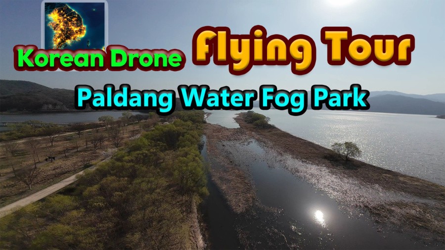 Korean Drone Flying Tour Paldang Water Fog Park
