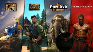 MEGA SIMULATOR BUNDLE - Forest Ranger Life Simulator / Primitive Life Simulator / Gladiators Simulator: The Champions of Liberty / Skydiving Simulator