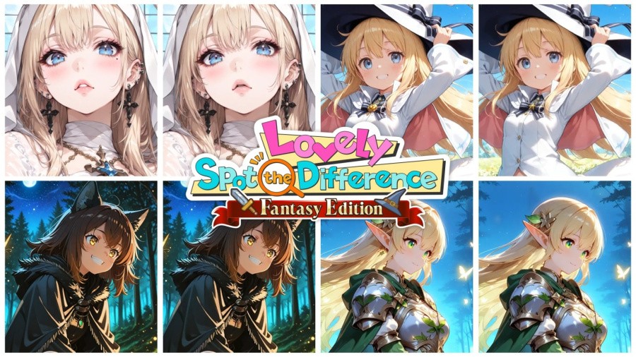 Lovely Spot the Difference Fantasy Edition