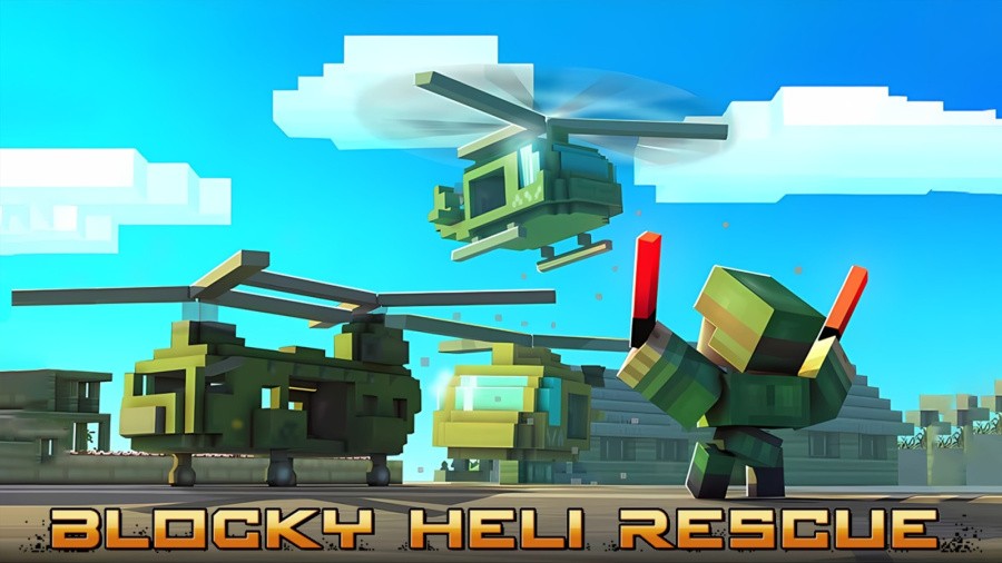 Blocky Heli Rescue