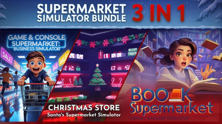 Supermarket Simulator Bundle 3 in 1