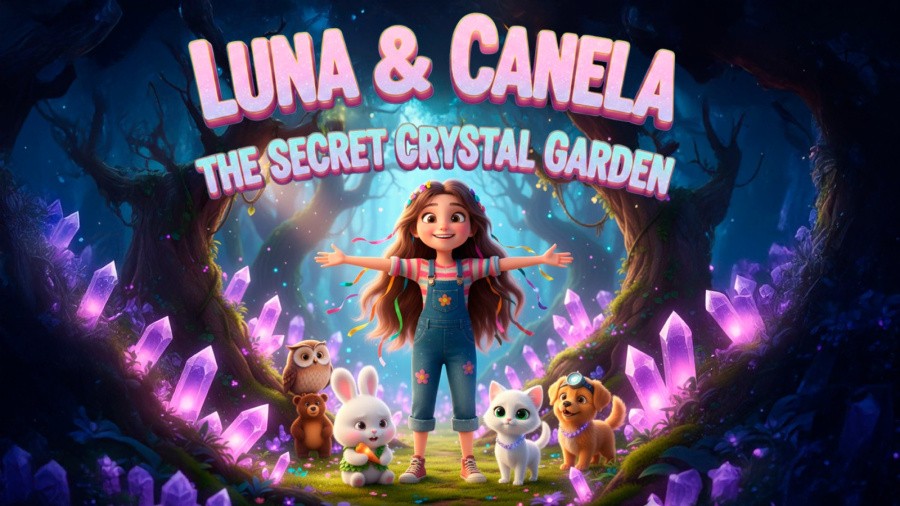 Luna & Canela: The Secret Crystal Garden