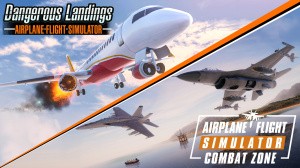 Airplane Flight Simulator Bundle: Combat Zone & Dangerous Landings