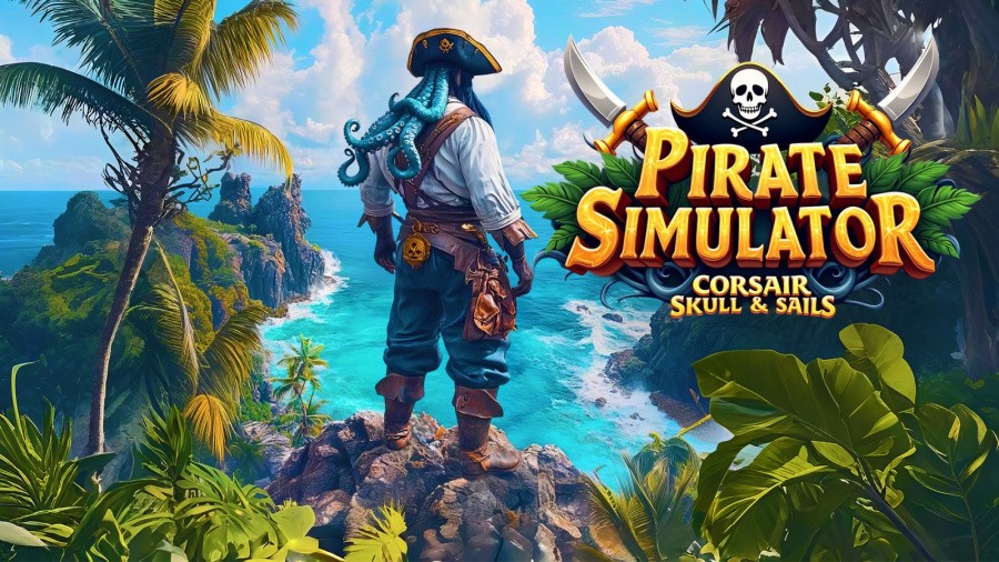 Pirate Simulator - Corsair Skull & Sails