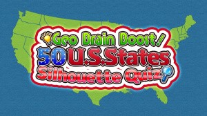 Geo Brain Boost! 50 U.S. States Silhouette Quiz
