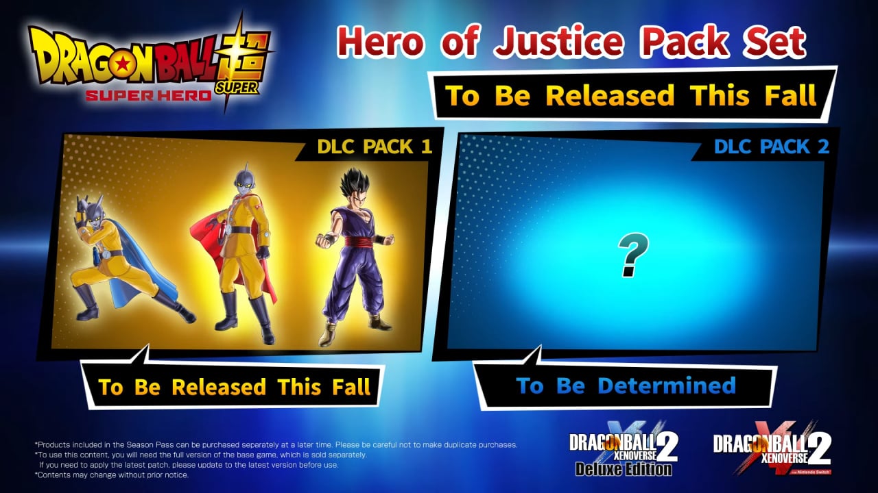 DRAGON BALL XENOVERSE 2 - HERO OF JUSTICE Pack 2 on Steam