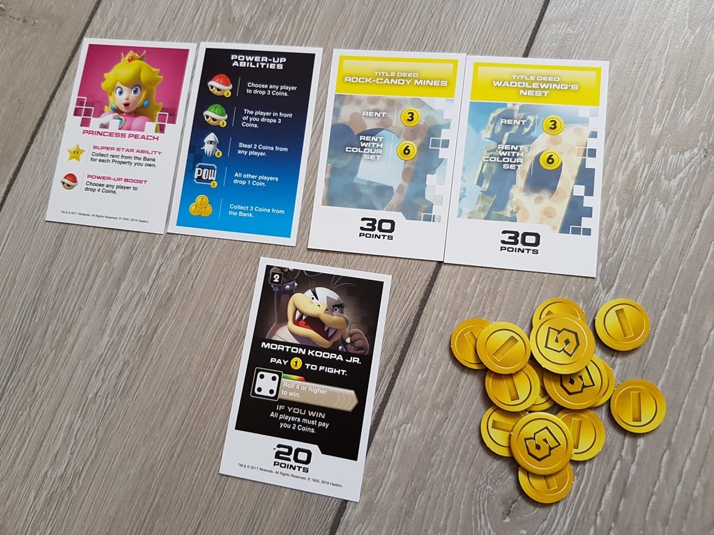 Cards Mini Figures Monopoly Gamer Mario Kart Replacement Pieces Game Coins 