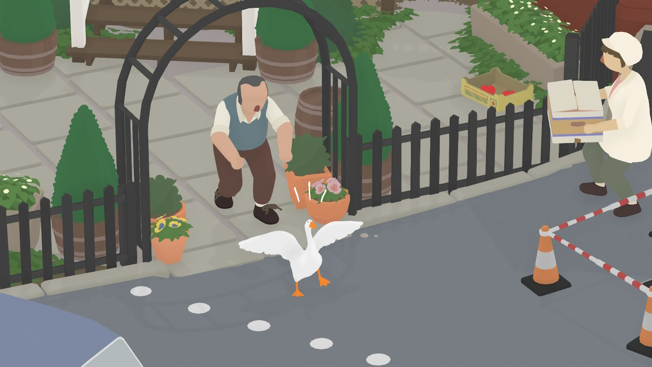 Untitled Goose Game's multiplayer is a welcome addition to an