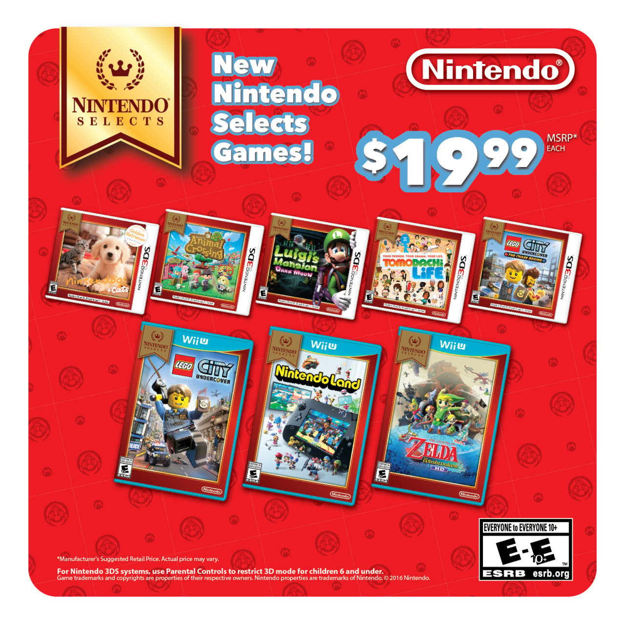 Europe Expanding Nintendo Selects Line With Wii U Games - News - Nintendo  World Report