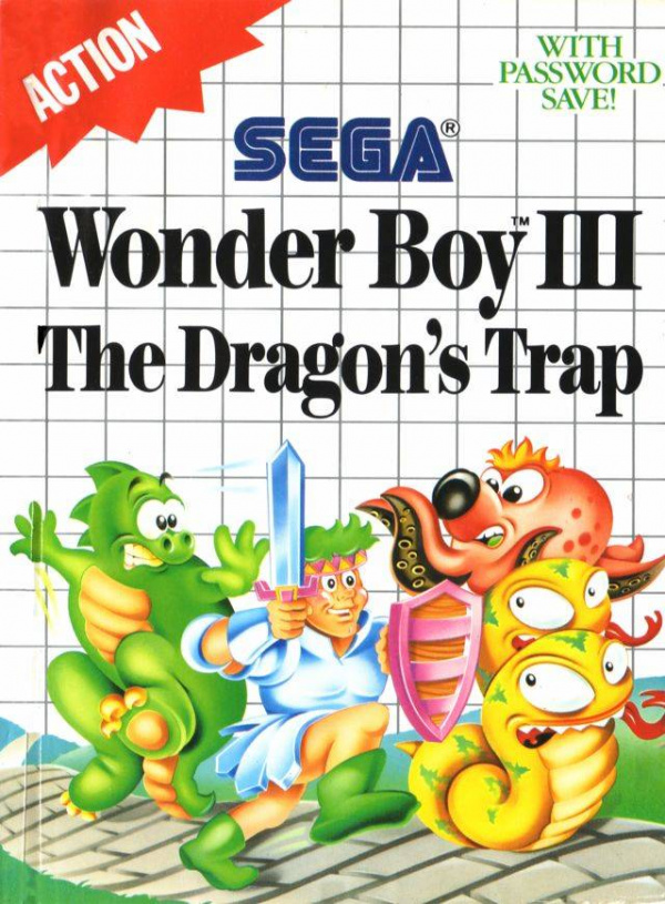Wonder Boy 3: The Dragon's Trap for the Game Gear is full of adventure, dungeons, and lots of Dragons.