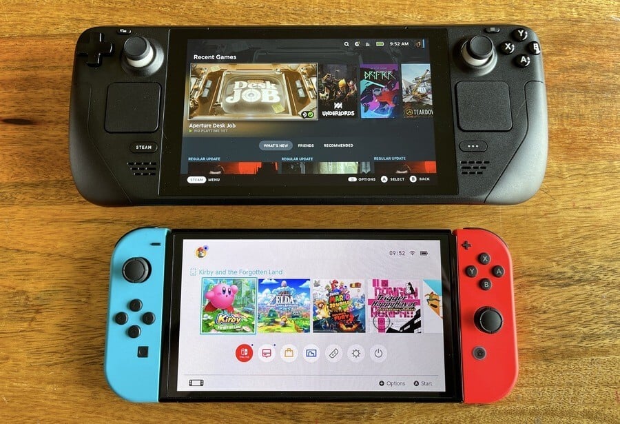 Switch OLED vs Steam Deck
