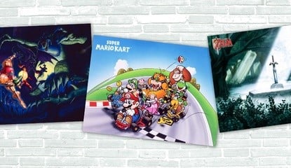 High-Quality Super Nintendo Poster Set Up For Grabs On My Nintendo (Europe)