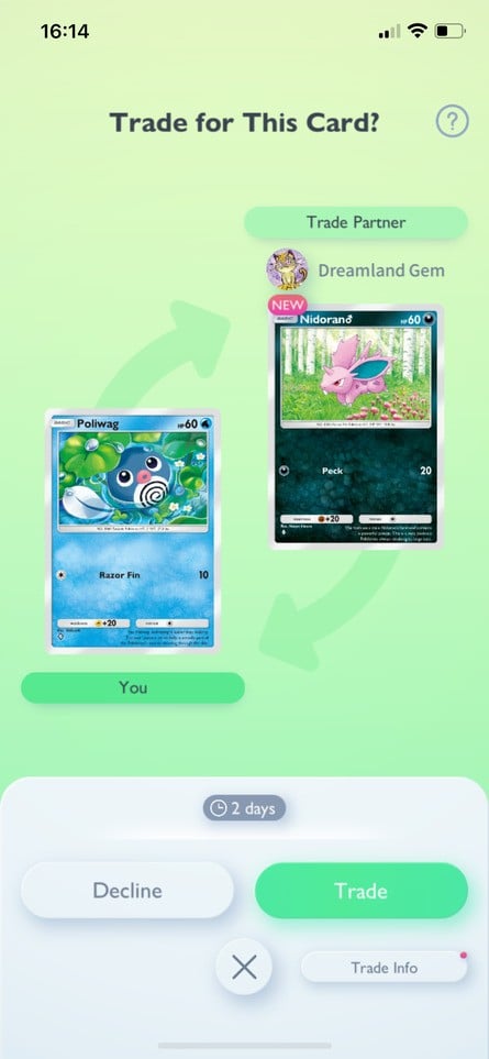 Pokémon Trading Card Game Pocket - Trading