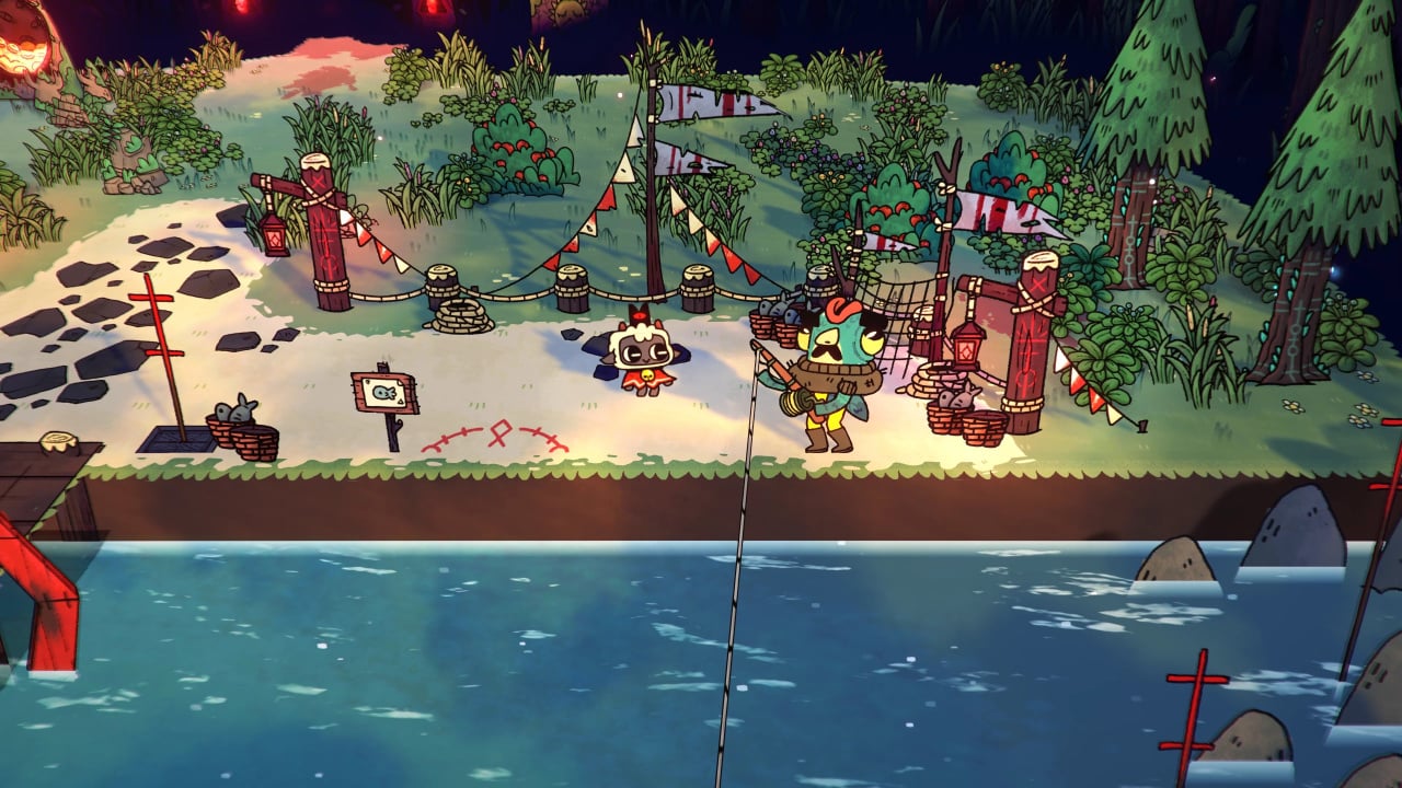 Devolver's Cult of the Lamb is an action game with sinister base building