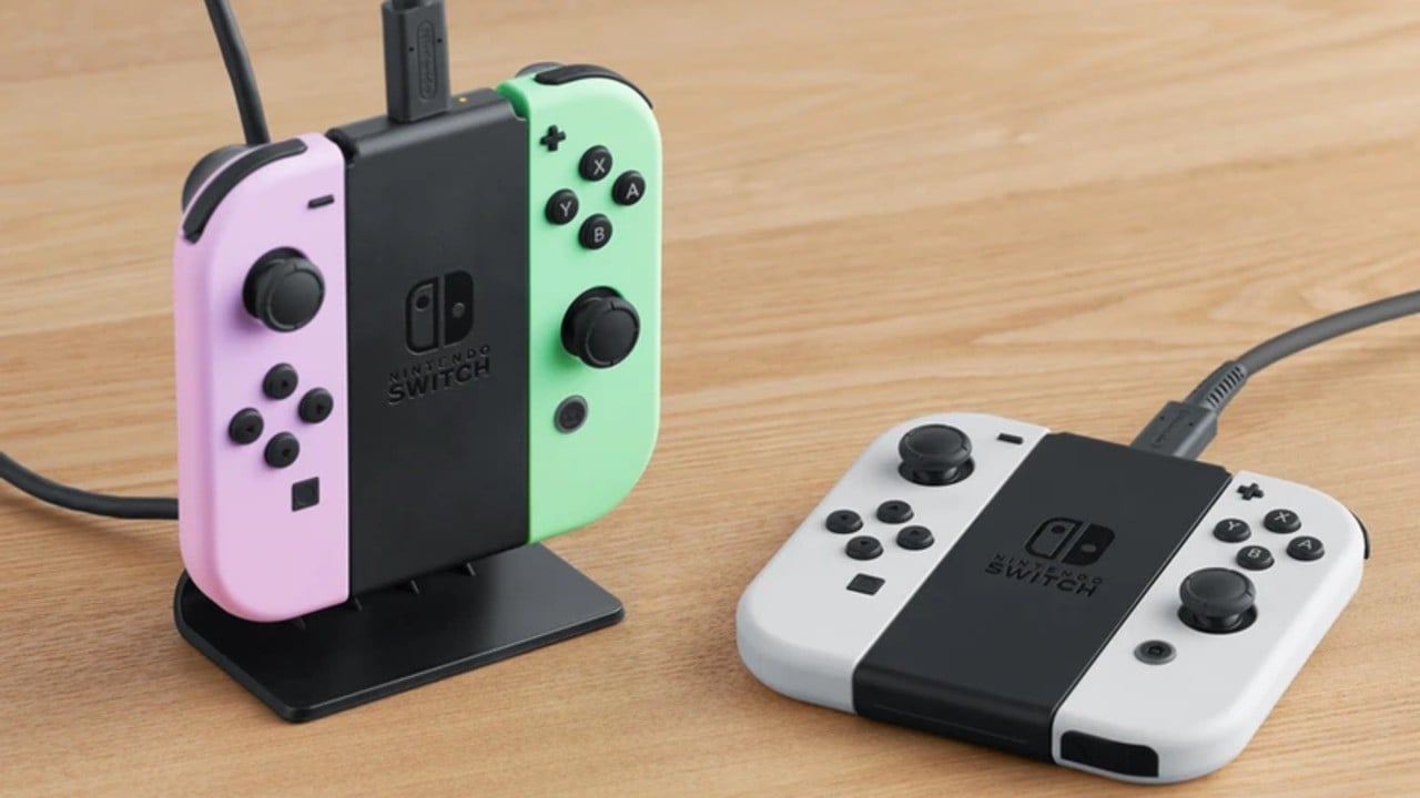 Nintendo anuncia o suporte de carregamento oficial do Joy-Con para Switch