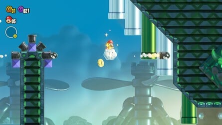 Super Mario Bros. Wonder: Petal Isles - Flying Battleship 5