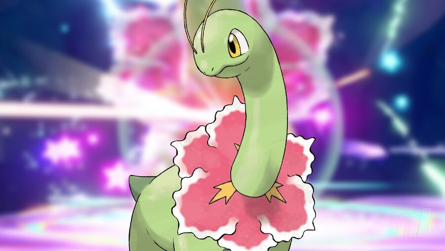 Pokémon Scarlet and Violet Tera Raid Meganium