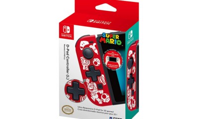 Hori Is Releasing Another Super Mario Themed D-Pad Joy-Con On 23rd November