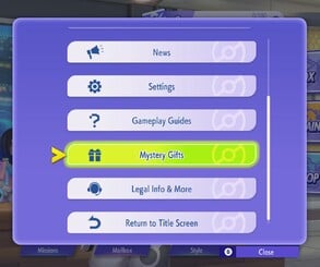 Pokémon Champions Mystery Gift