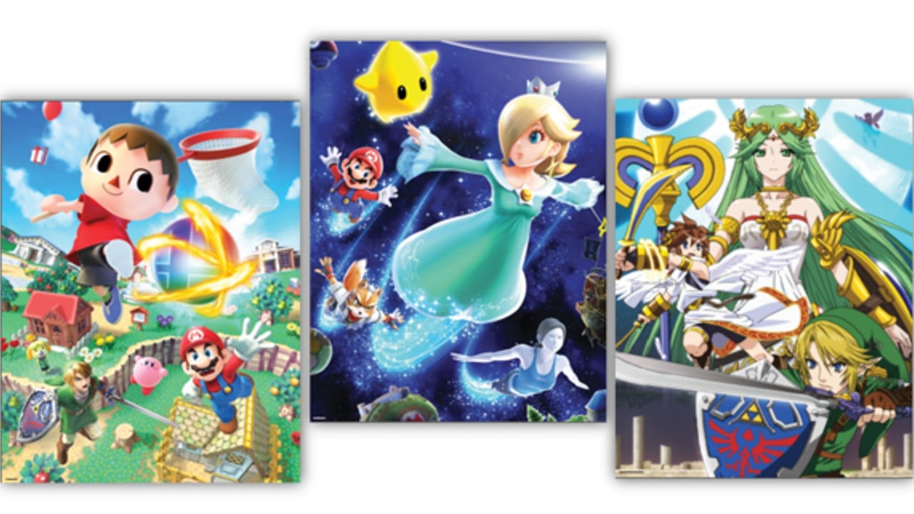 Super Smash Bros. 3-Poster Set Now Available from Club Nintendo in