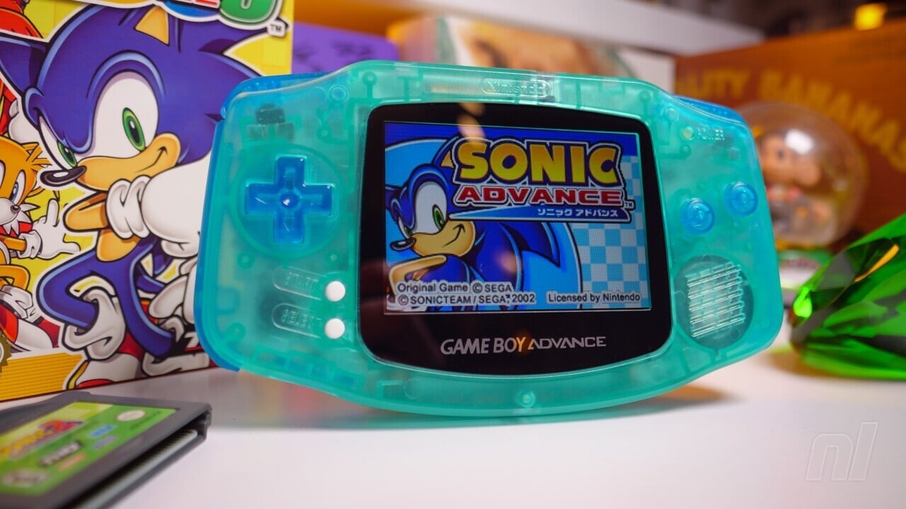 Game Boy Advance Sonic Advance 3 Box 