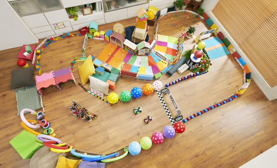 A decent-sized room is ideal, but Nintendo is adamant that houses with smaller rooms can still play just fine