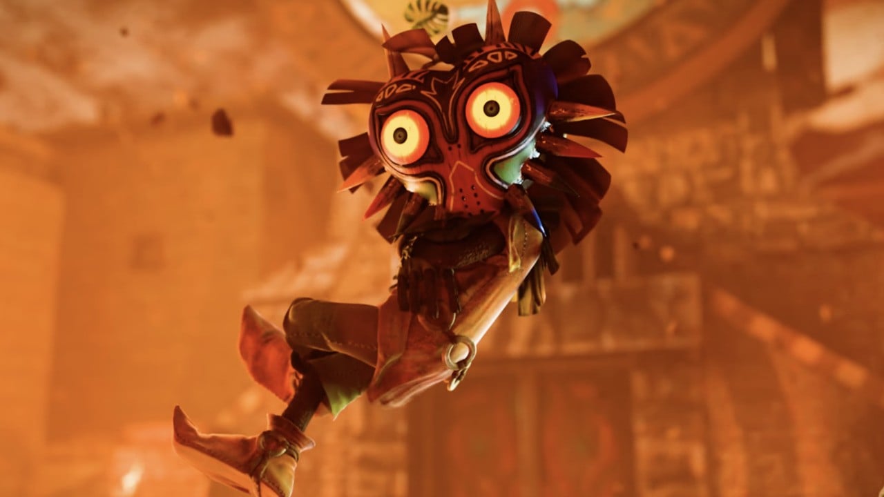 隨機：Super Smash Bros. Skull Kid“ Clocks in”。