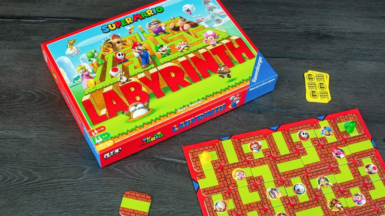 Super Mario Labyrinth is the latest video game board game