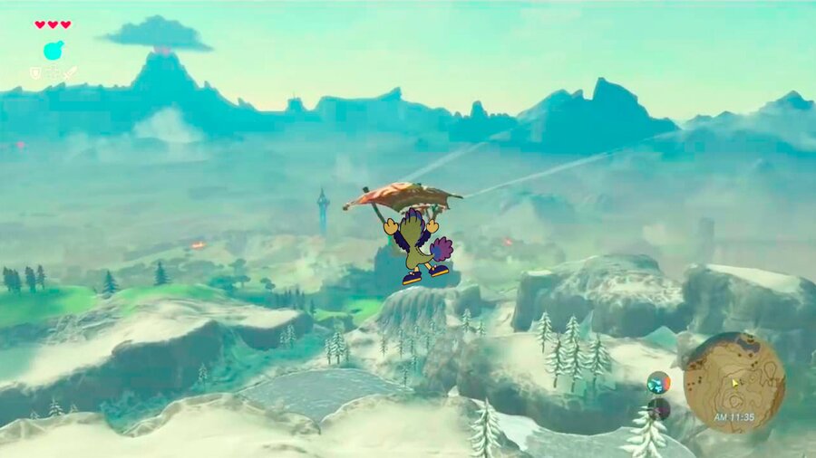 Something is different in this screenshot from BoTW ...