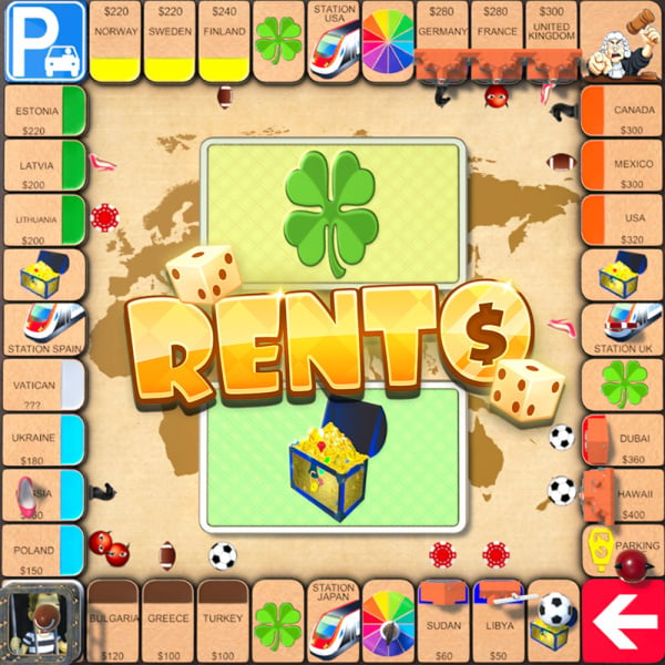 Rento Fortune  Online monopoly board game in multiplayer