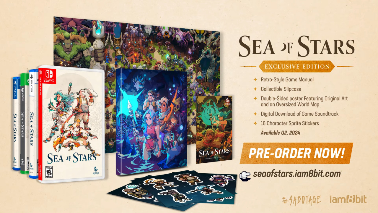 Sea of Stars confirmed for physical release on Switch