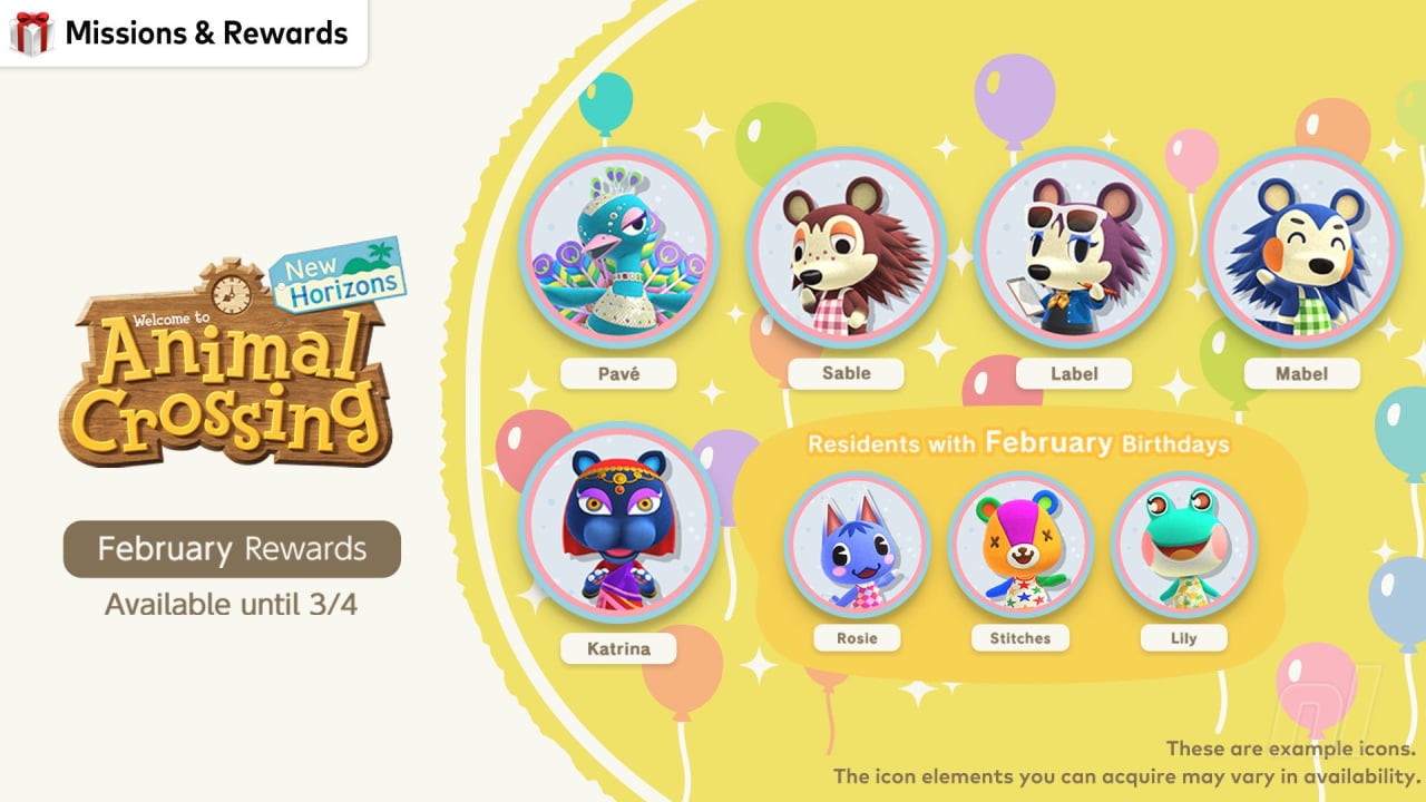 Nintendo Switch Online Missions And Rewards February 2024 Animal