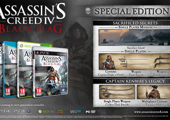 Ubisoft Reveals Assassin's Creed IV Black Flag Special Editions And First Gameplay Trailer