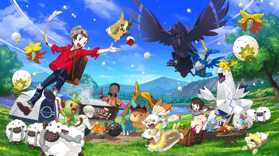 Pokemon Sword Shield Key Art