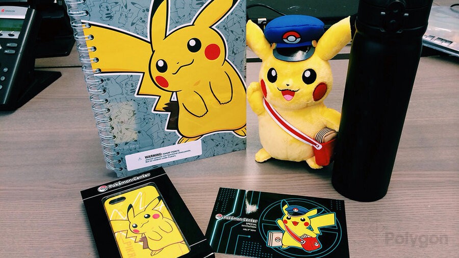 Pokemon Center Goodies Sent to Certain Outlets