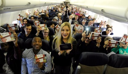 Nintendo Gives Away 3DS Consoles On Plane To Promote Super Mario Maker
