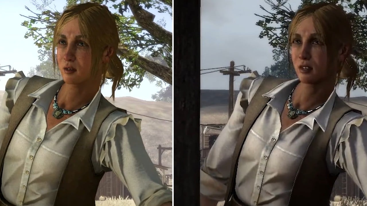 Red Dead Redemption 2 PS4 VS PS5 Graphics Comparison Gameplay/4K