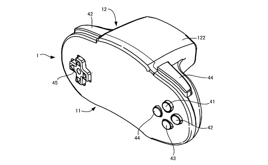 Nintendo Controller Patent Fig 1