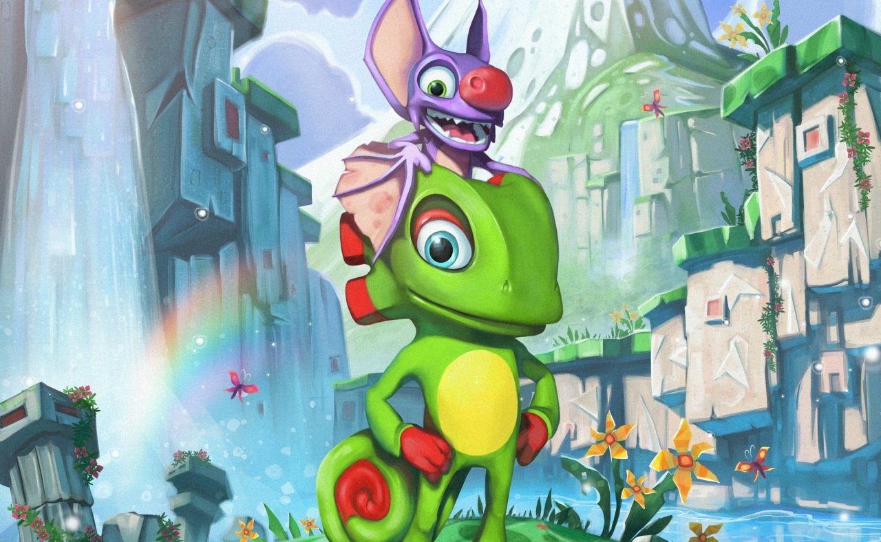 Yooka and Laylee are in Fall Guys!