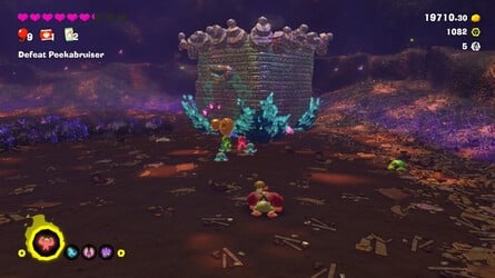 Donkey Kong Bananza Re-Peekabrusier Landfill Layer Boss