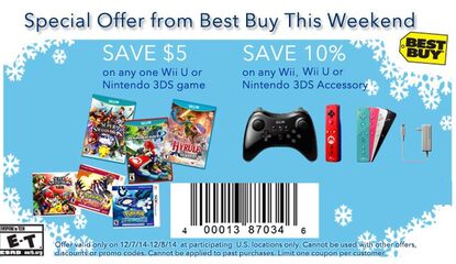 Weekend Best Buy Discounts on Nintendo Products Revealed, as Target's Festive Deals Include Attractive Wii U Deal