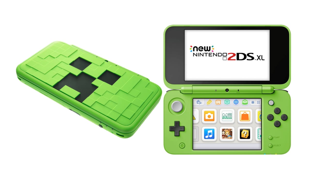 torsdag Tog Tilstedeværelse The Minecraft New Nintendo 2DS XL Is Coming To Europe After All, Available  Next Month | Nintendo Life