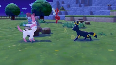 Sylveon and Umbreon Pokémon Pokopia