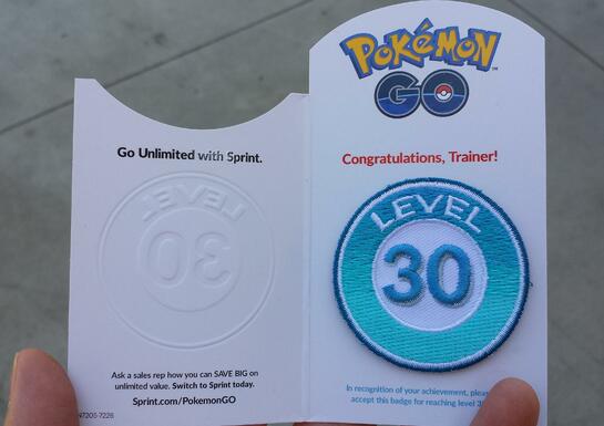 US Sprint Stores Are Giving Away Pokémon GO Trainer Level Badges