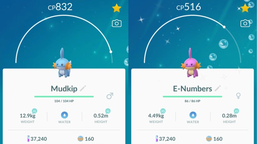 Ralts and Shiny Form in Pokémon GO