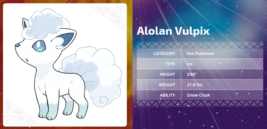 Vulpix Alolan Form - PokemonGet - Ottieni tutti i Pokemon più Rari in Sole  Luna - Rubino e Zaffiro - X e Y