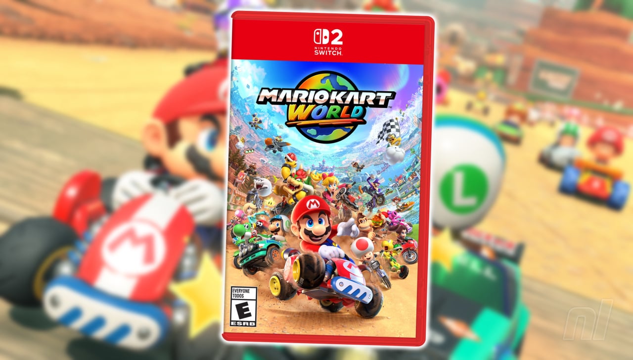 Here’s A Look At The Back Of Mario Kart World’s Switch 2 Box Art