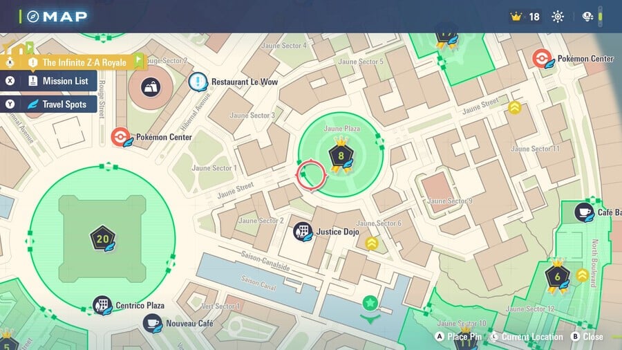 Wild Zone 8 Pokémon Legends: Z-A