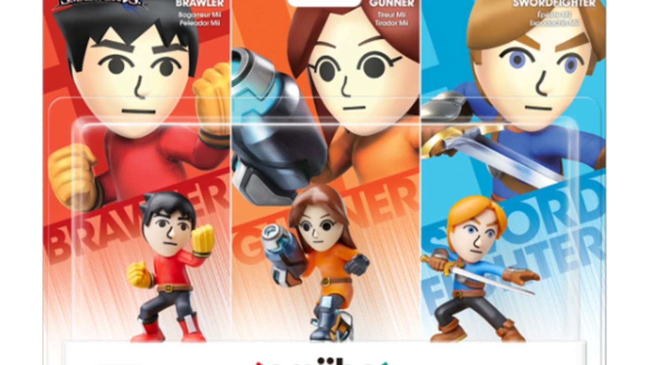 Mii Fighters Amiibo Triple Pack To Arrive As Toys 