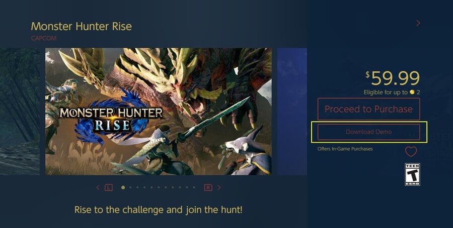 Monster Hunter Rise Demo